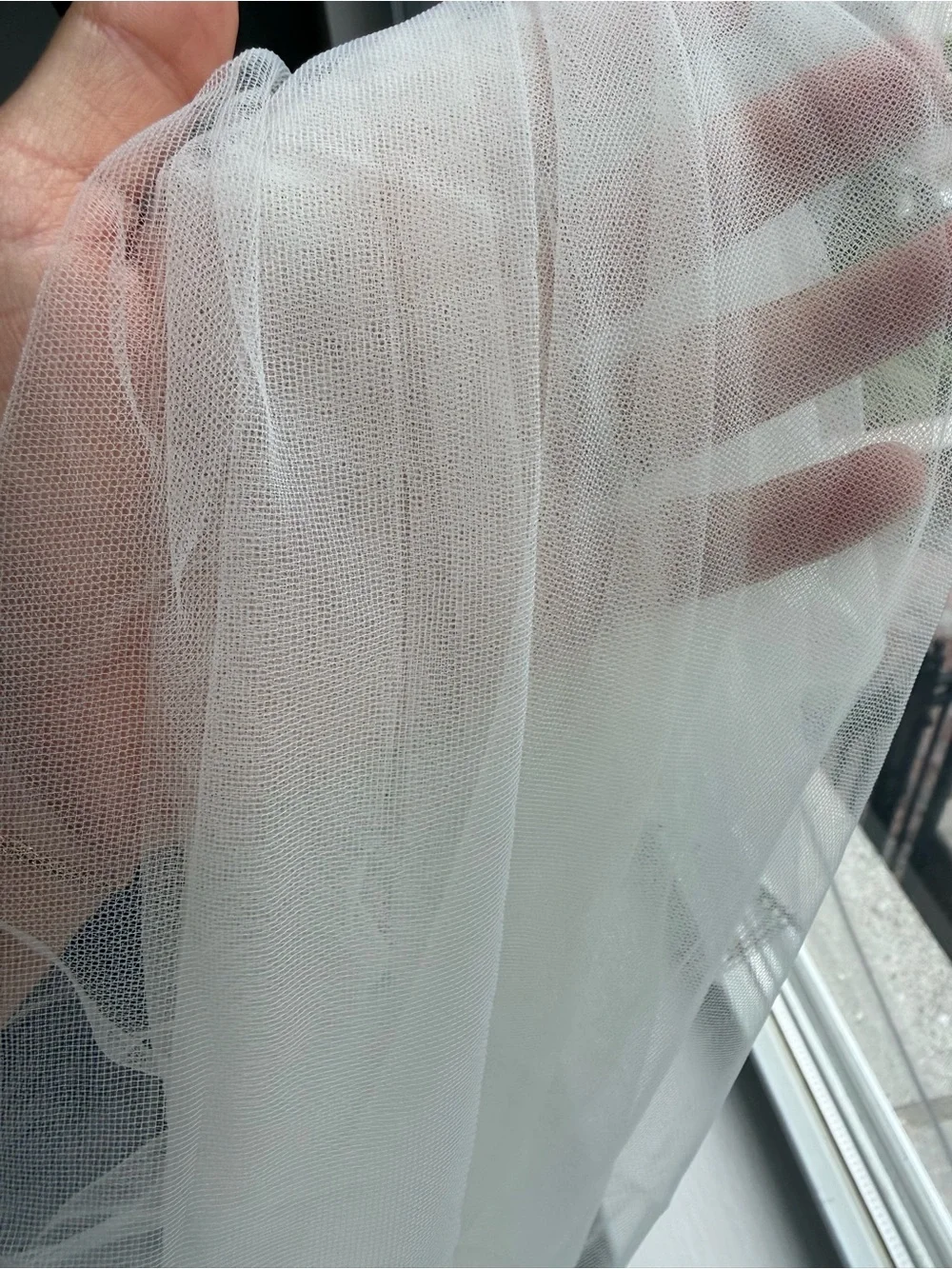 Britten Italian Tulle Barely There Wedding Veil - 'Celine'